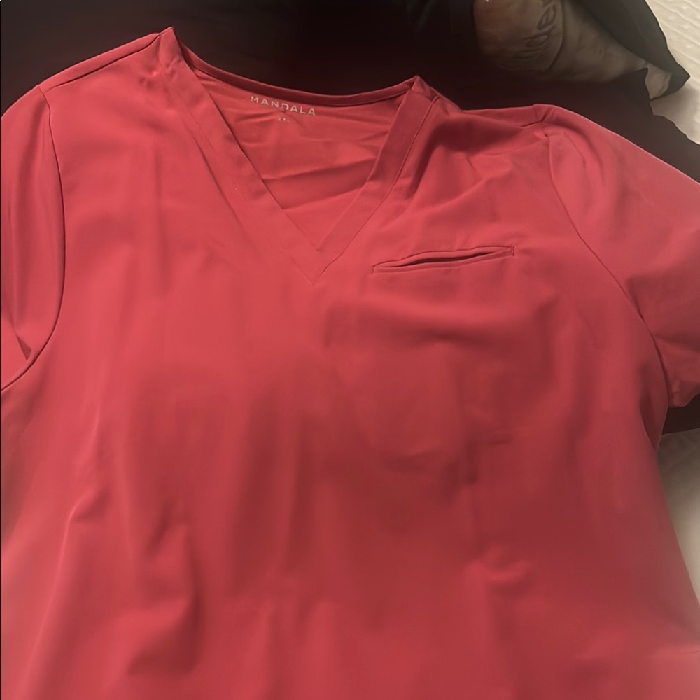 Pink scrubs